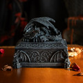 PT15650 - 4.5" Celtic Dragon Trinket Box