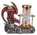 GSC72058 - 7" wide Red Dragon Hour Glass