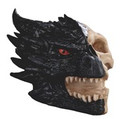GSC44169 - 5"  Black Dragon Skull