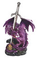 GSC72102 - 5.5" Purple Dragon with Sword