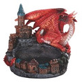 GSC72106 - 6" Red Dragon with Castle Dish