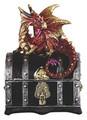 GSC72109 - 6" Red Dragon Treasure Box