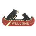 PT16070 - Bear Boating Welcome Plaque