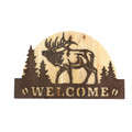 PT16072 - Elk Welcome Plaque