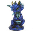 GSC72127 - 3.25" Blue Dragon with Glass Eyes