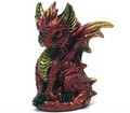 GSC72128 - 3.25" Red Dragon with Glass Eyes