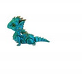 GSC72166 - Sitting 3D  Blue Green Dragon