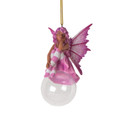 PT16101 - 4.13" Peony Bubble Rider Fairy Ornament