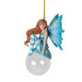 PT16103 - 4.13" Delphine Bubble Rider Fairy Ornament