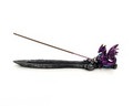 GSC72196 - 9" long Purple Dragon Incense Burner