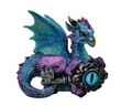 GSC72205 - 4.25" Blue Dragon Treasure Guardian