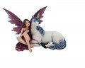 GSC92172 - 10.25" Purple Fairy with Unicorn