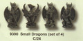 PT09390 - 4" Small Dragons Set of 4