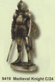 PT09419 - 7" Bronze-finished Medieval Knight