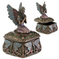 Y7764 - 3.5" Bronze-finished Dragonfly Fairy Trinket Box