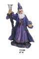 GSC71155 - 4" Purple-robed Wizard with orb and staff