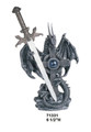 GSC71331 - 5" Silver-finished Dragon with Dragon Sword