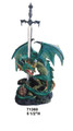 GSC71360 - 8" Dragon Green with Dragon Sword