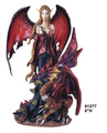 GSC91277 - 8" Red -winged Fairy Warrior with Red Dragon