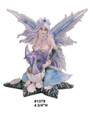 GSC91379 - 5" Blue Fairy with Dragon Hatchling on Star