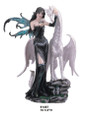 GSC91467 - 10" Dark Fairy with White Dragon and Orb
