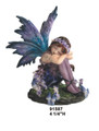 GSC91587 - 4" Blue and Purple Fairy Napping