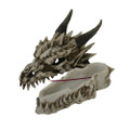 PT09949 - 8.75" Dragon Skull Incense Burner