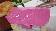 Swarovski Crystal Pink Dog Raincoat