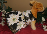 Poinsettia Christmas Dog Dress