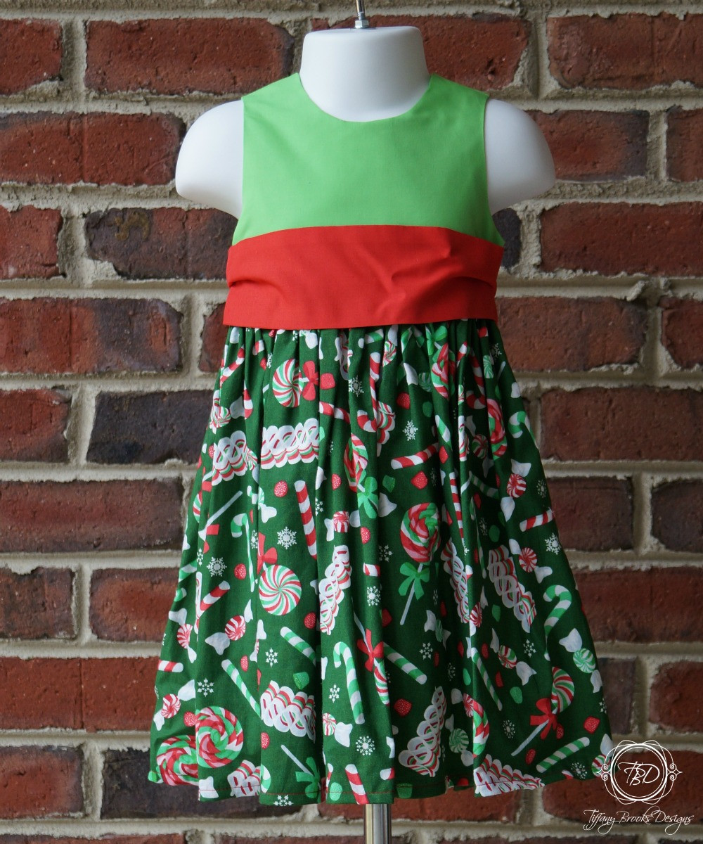 Pre-Order: Green Christmas Dress– Peony Kids Couture