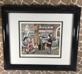 Guy Buffet "La Vineria" Limited Edition Numbered Framed Lithograph