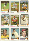 Vintage Lot of 9 Topps Baseball Cards National League Catchers - 1973