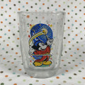 Walt Disney Sorcerer Mickey McDonalds Square 3D Raised Drinking Glass - 2000