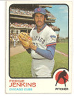 Topps #180 Fergie Jenkins Chicago Cubs Baseball Card - 1973
