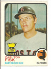 Topps #193 Carlton Fisk Boston Red Sox Baseball Card - 1973