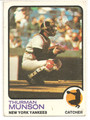 Topps #142 Thurman Munson New York Yankees - 1973