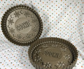 Set of 2 Chicago Metallic Cookie Tart Pans Round Metal Baking Molds