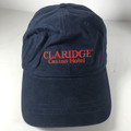 Vintage Claridge Casino and Hotel Adjustable Baseball Cap Hat - 1990's