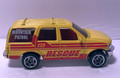 Vintage Matchbox Yellow Mountain Patrol Rescue Ford Expedition - 1998