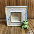 Russ Baby September's Child is a Treasure 3D Frog Picture Frame