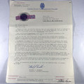 BU Mississippi State Quarter and United States Commemorative Gallery Letter 2002