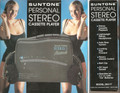 Vintage NOS Suntone Personal Portable Stereo Cassette Player Model RR177 - 1994