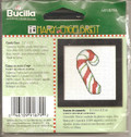 Plaid Bucilla Mary Engelbreit Bucilla Counted Cross Stitch Kit Candy Cane - 2.5"