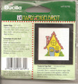 Plaid Bucilla Mary Engelbreit Bucilla Counted Cross Stitch Kit Santa's Shop 2.5"