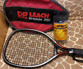 DP Leach Fit For Life Graphite 250 Racquet with Cover plus Ektelon Racquetballs