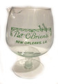 Vintage Original Pat O'Briens of New Orleans Glass Brandy Snifter w/ Spout
