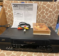 JVC HR-VP59U Hi-Fi VCR Player Recorder, Manual, Indiana Jones last Crusade Tape