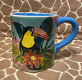 Jungle Bloom Collection Toucan Ceramic Coffee Mug