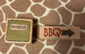 Set of 2 Kolette Hall Rubber Stamps - Reunion and BBQ -- Designed for G Studio