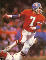 Vintage Sports Image of John Elway, Denver Broncos - 1987